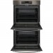 GE JT3500EJES 30 in. Double Electric Wall Oven Self-Cleaning with Steam in Slate